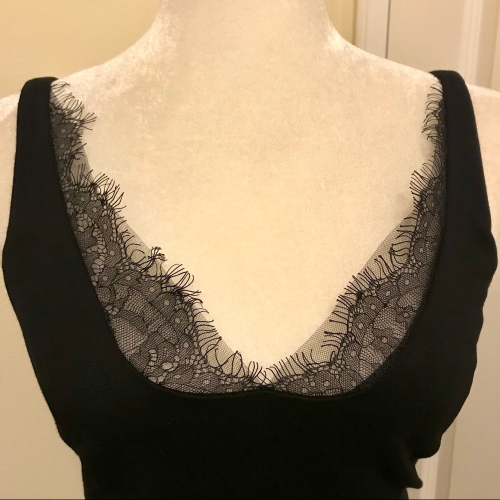 ALTUZARRA Black Lace Cocktail Dress Sleeveless - Picture 2 of 6